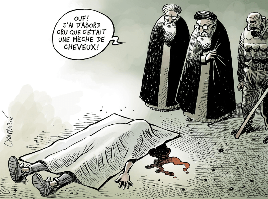 L&rsquo;IMAGE DU JOUR. IRAN : SILENCE ON&nbsp;TUE