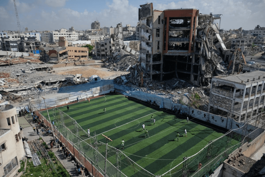 L&rsquo;IMAGE DU JOUR. DEAUVILLE : UNE PHOTO DE GAZA CENSURÉE DANS UNE&nbsp;EXPOSITION